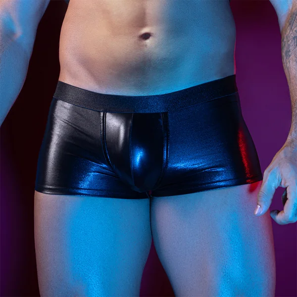 JSY – Boxer Wetlook Thick Band – Black