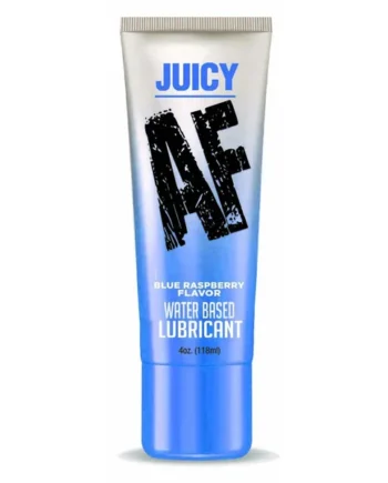 JUICY AF LUBE BLUE RASPBERRY 4 OZ