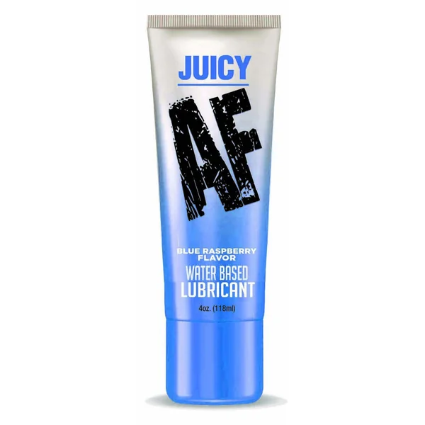 JUICY AF LUBE BLUE RASPBERRY 4 OZ
