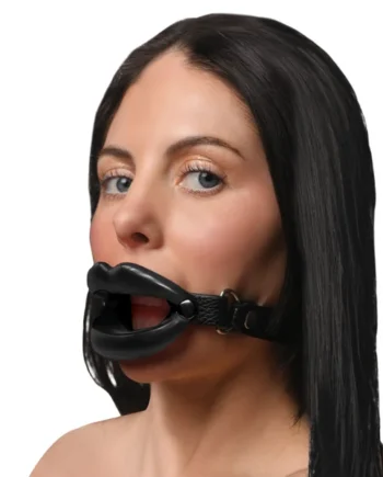 Juicy Lips Silicone Open Mouth Gag