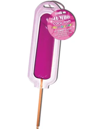 Jumbo Cock Pops Fruit Flavored - Cherry