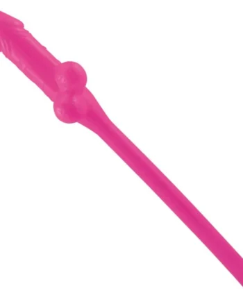 Jumbo Pink Pecker Straw