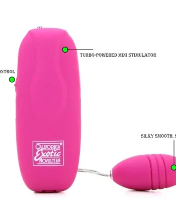 Jumpin` Gyrator Mini-Rocket Clitoral Vibrator Pink California Exotic