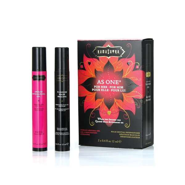 Kama Sutra As One Intensify Plus Warming & Prolonging Gel Couples Kit
