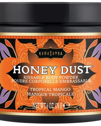 Kama Sutra Honey Dust Kissable Body Powder - Tropical Mango - 6 oz
