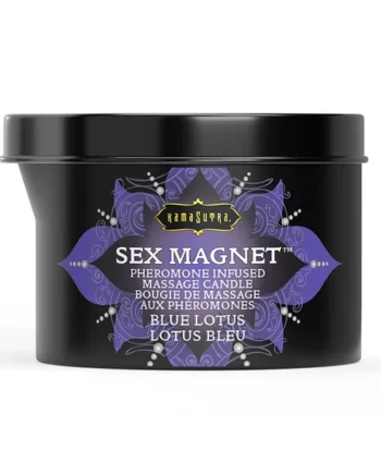 Kama Sutra Ignite Massage Candle Sex Magnet Blue Lotus