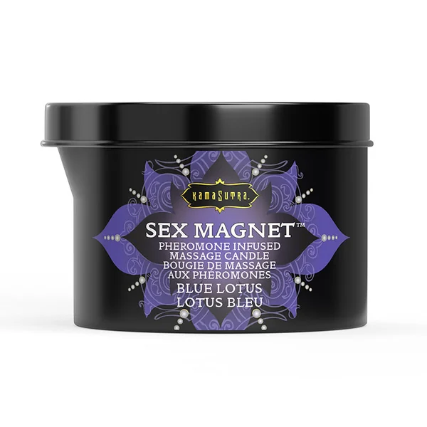 Kama Sutra Ignite Massage Candle Sex Magnet Blue Lotus
