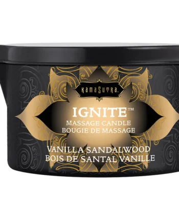 Kama Sutra Ignite Massage Oil Candle - Vanilla Sandalwood 6oz