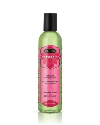 Kama Sutra Natural Massage Oils – Strawberry Dreams – 8 oz (200 ml)