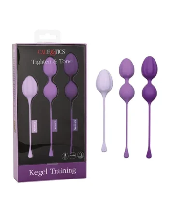 Kegel Training 3 Pc Set – Purple