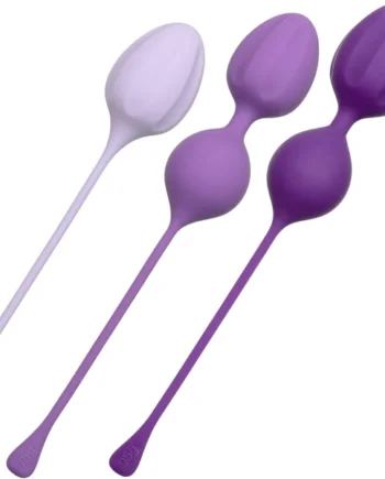 Kegel Training 3-Piece Silicone Set By CalExotics - Purple