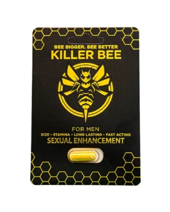 Killer Bee Pill Men 24 Ct Pill Display - Net