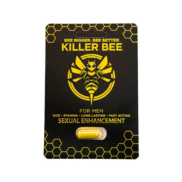 Killer Bee Pill Men 24 Ct Pill Display - Net
