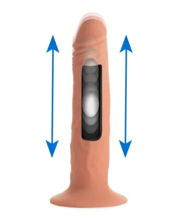 Kinetic Thumping 7X Remote Control Dildo