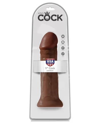 King Cock 11" Cock - Brown