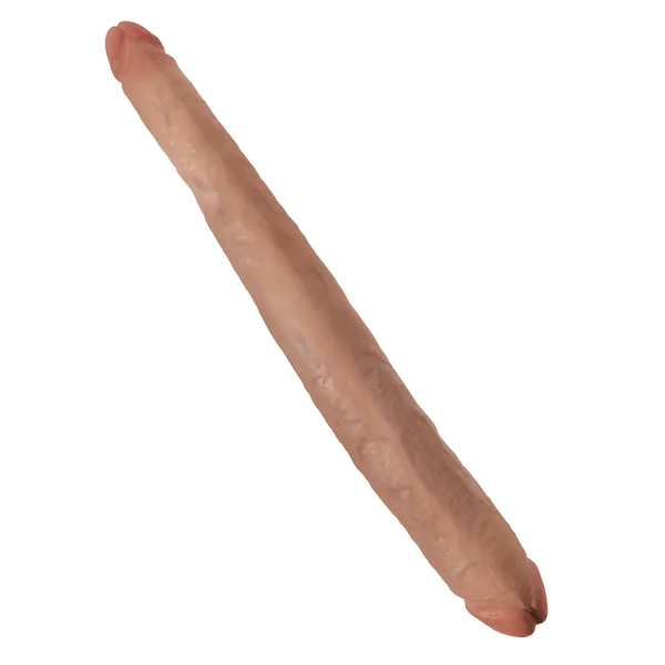 King Cock 16 Inch Tapered Double Dildo - Tan