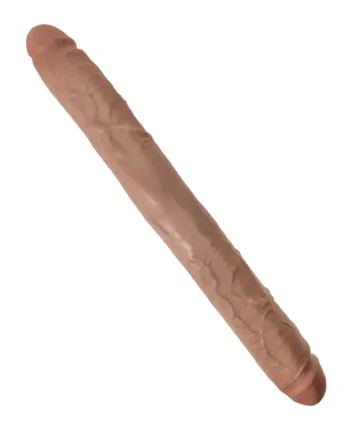 King Cock 16 Inch Thick Double Dildo - Tan