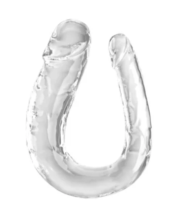 KING COCK 18 IN DOUBLE DILDO CLEAR