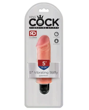 King Cock 5" Vibrating Stiffy - Light