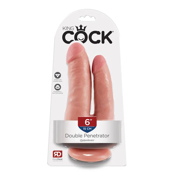 King Cock – 6″ Double Penetrator Cock