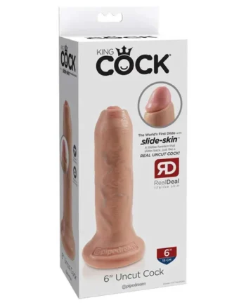 King Cock – 6″ Uncut Cock