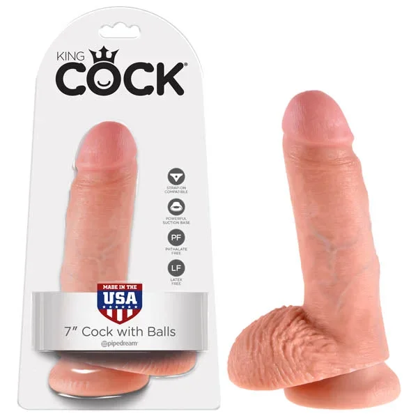 King Cock 7” Cock With Balls-(pd5506-21)