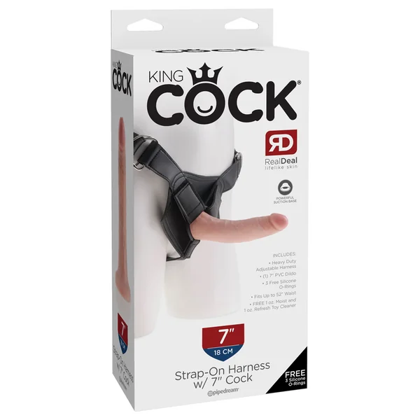 King Cock – 7″ Strap-On