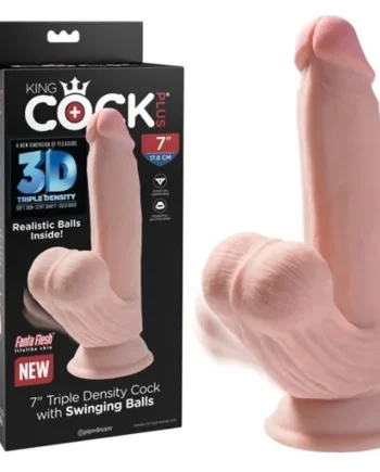 King Cock+ 7″ Triple Density Cock / Swinging Balls Light
