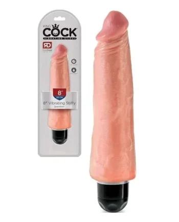 King Cock 8 Inch Vibrating Stiffy