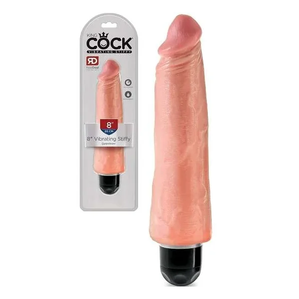 King Cock 8 Inch Vibrating Stiffy