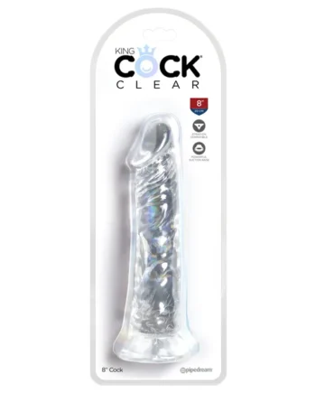 King Cock Clear 8 Inch Cock