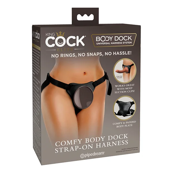 KING COCK ELITE COMFY BODY DOCK STRAP ON HARNESS