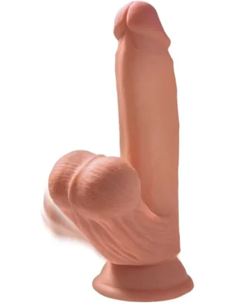KING COCK - PLUS 3D DILDO SWINGING BALLS 15.2 CM