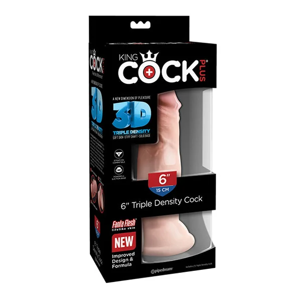 King Cock Plus 6" Triple Density Cock