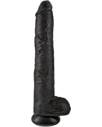 KING COCK - REALISTIC PENIS WITH BALLS 30.5 CM BLACK
