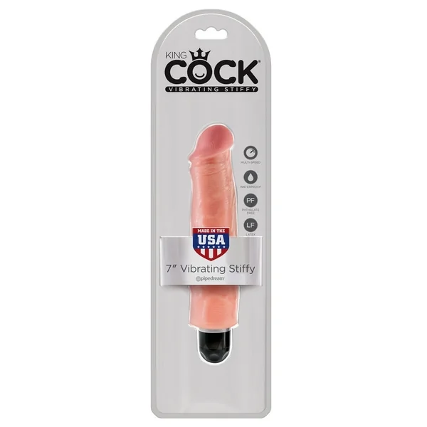 King Cock Realistic Stiffy Vibrator 7" by Pipedream Products®