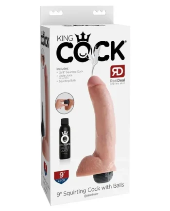 King Cock – Squirting Dildo with Balls