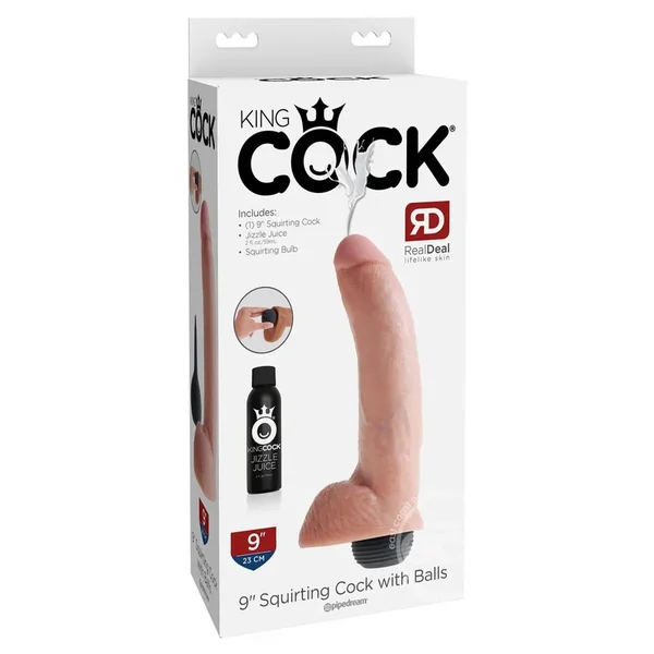 King Cock – Squirting Dildo with Balls