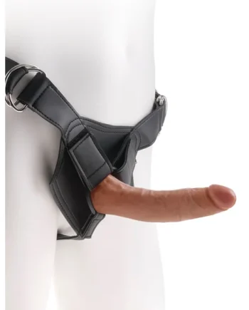King Cock Strap-on Harness With 7 Inch Cock - Tan