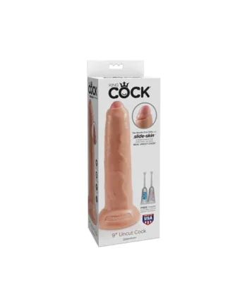 King Cock Uncut Realistic Dildo 9" by Pipedream Products®