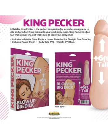 King Pecker- 6 Foot Giant Inflatable Penis