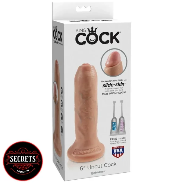 KingCock 6″ Uncut Dildo