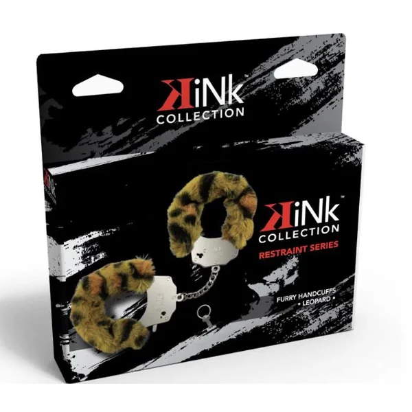 KINK COLLECTION FURRY HANDCUFF LEOPARD