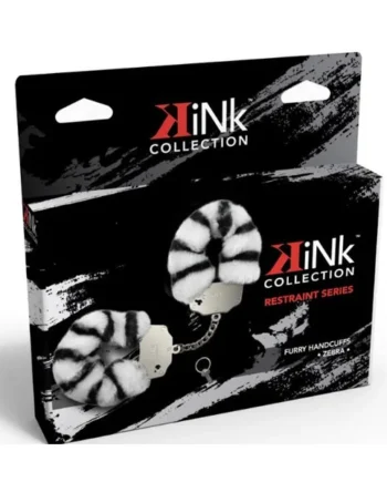 KINK COLLECTION FURRY HANDCUFF ZEBRA
