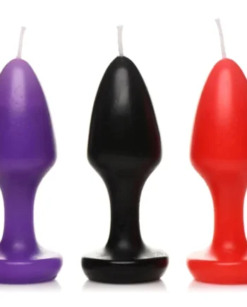 Kink Inferno Drip Candles - Black, Purple, Red