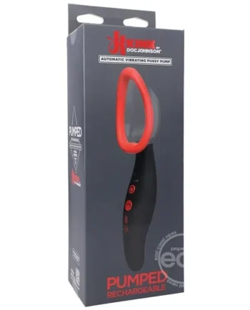 Kink Pumped Rechargeable Automatic Vibrating Silicone Pussy Pump