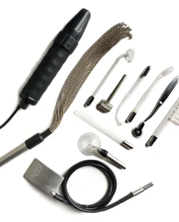 Kinklab Agent Noir Neon Wand Electrosex Kit