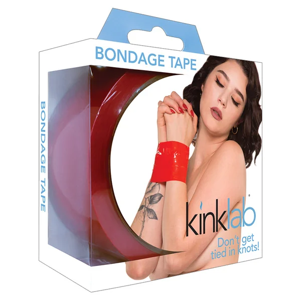 Kinklab Unisex Bondage Tape - Red