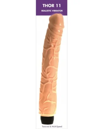 Kinx Thor 11 Realistic Vibrator Flesh 11 Inch