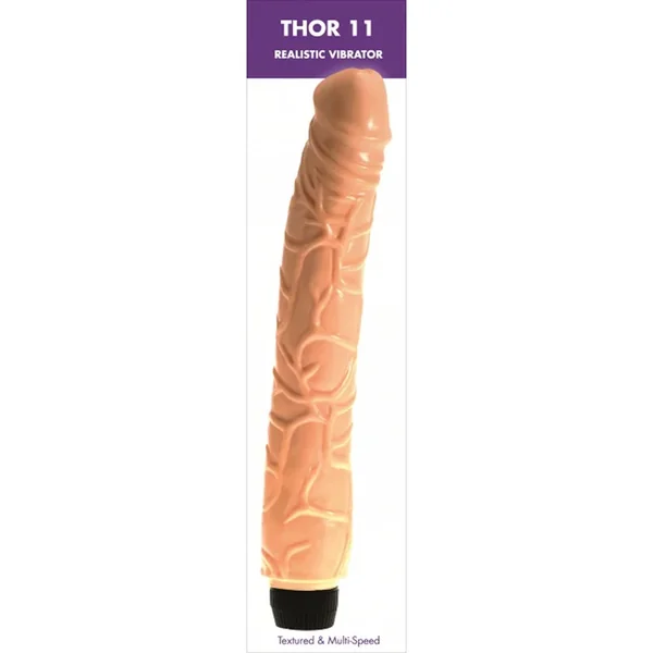 Kinx Thor 11 Realistic Vibrator Flesh 11 Inch